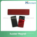 flexible rubber magnet square with adhesive